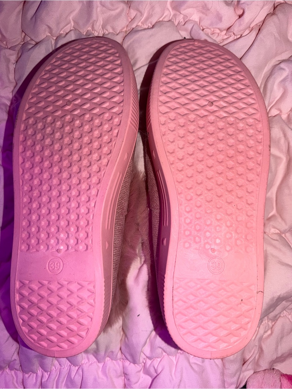 SHEIN Pink Slip-On Platform Sneakers